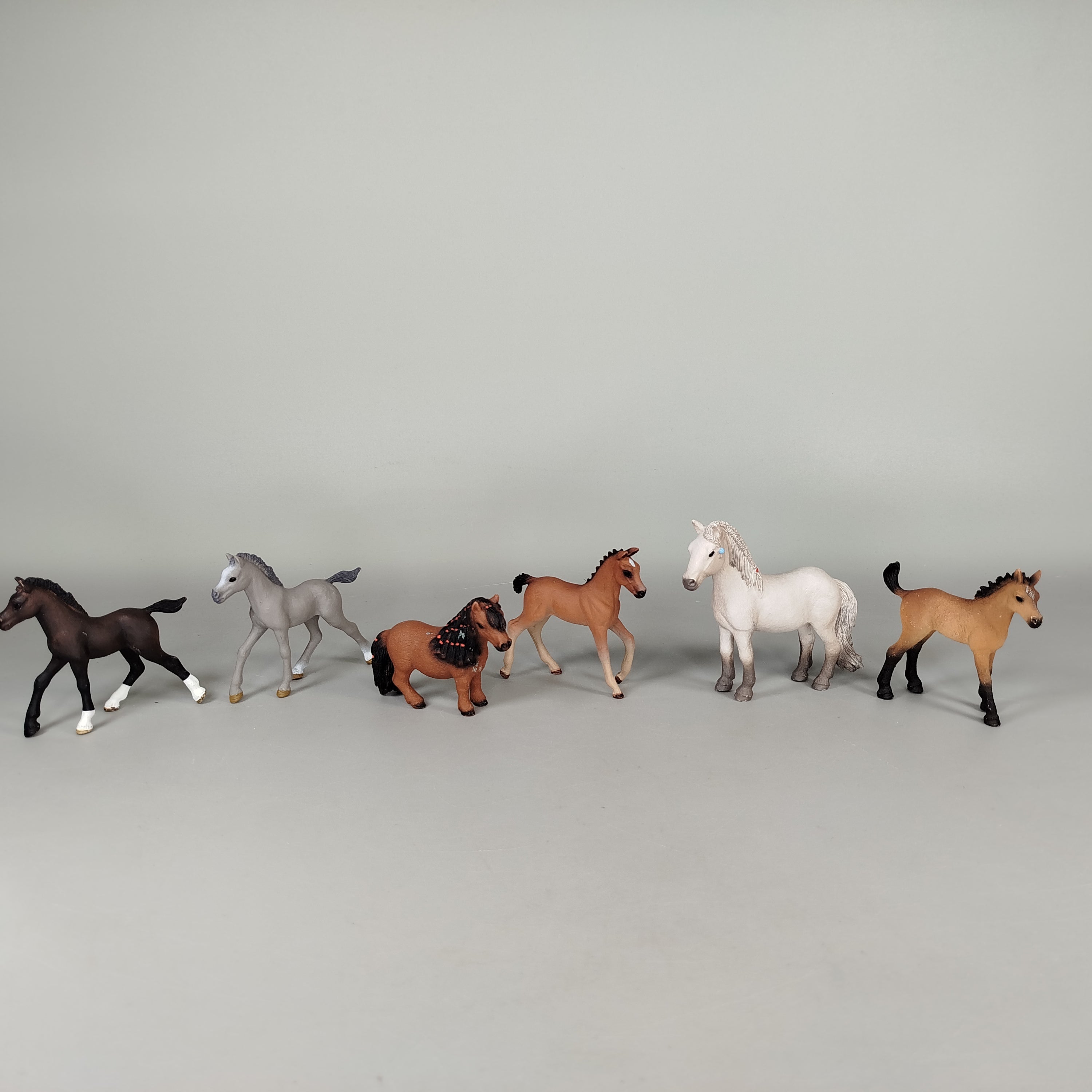 Schleich Pferde Set von 6 Figuren, wie neu